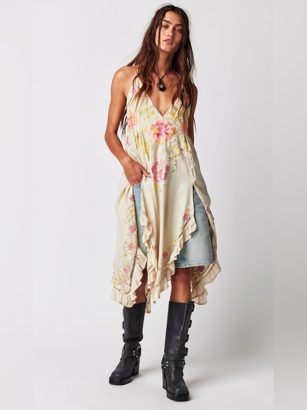NWOT size Medium Free People Full Bloom top